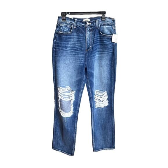 L’AGENCE Ezra Ultra High Rise Stovepipe Jeans in Newberry Blue Size 29 - Picture 3 of 11